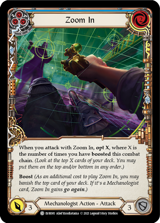Zoom In (Blue) [EVR081] (Everfest)  1st Edition Normal | GnG Games