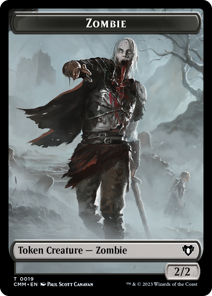 Zombie Token (19) [Commander Masters Tokens] | GnG Games