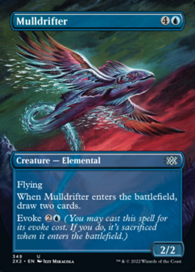 Mulldrifter (Borderless Alternate Art) [Double Masters 2022] | GnG Games