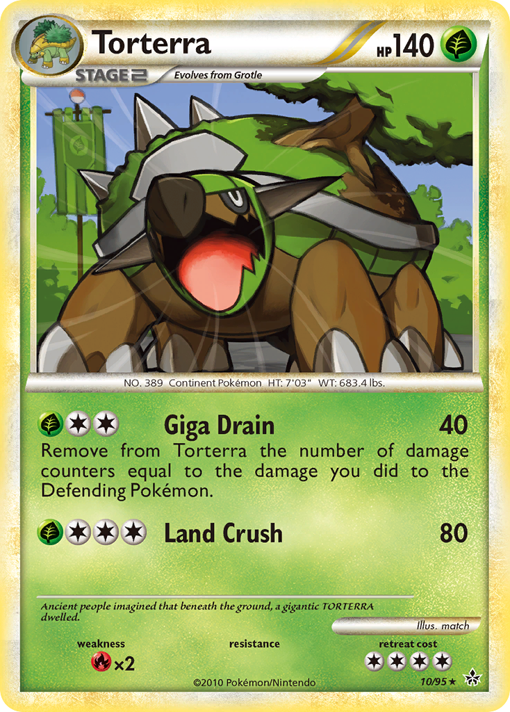 Torterra (10/95) [HeartGold & SoulSilver: Unleashed] | GnG Games