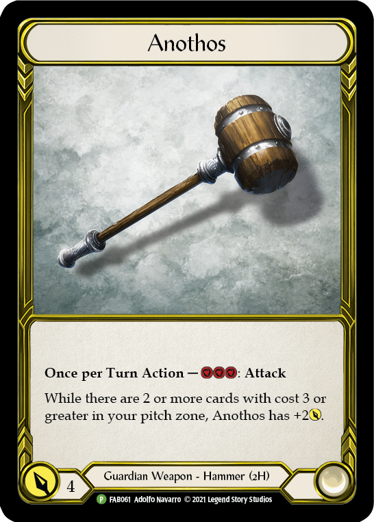 Anothos (Golden) [FAB061] (Promo)  Cold Foil | GnG Games