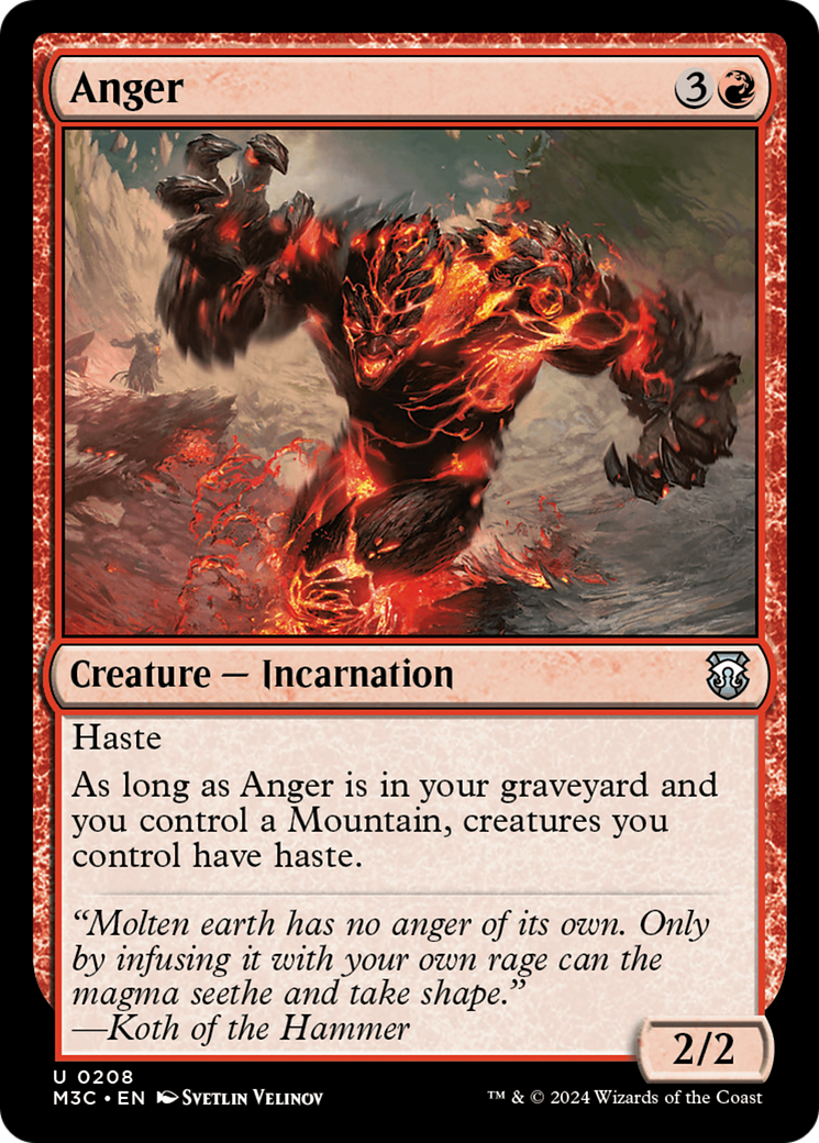 Anger [Modern Horizons 3 Commander] | GnG Games