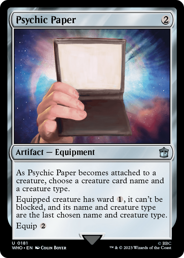 Psychic Paper [Doctor Who] | GnG Games