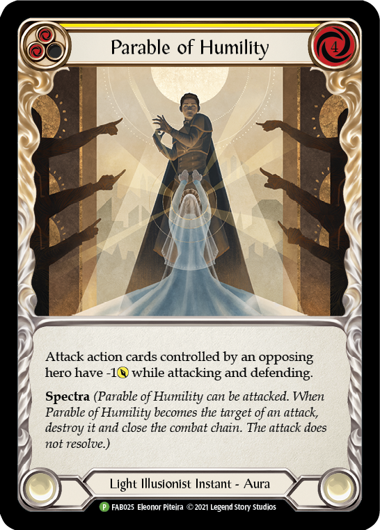 Parable of Humility [FAB025] (Promo)  Cold Foil | GnG Games