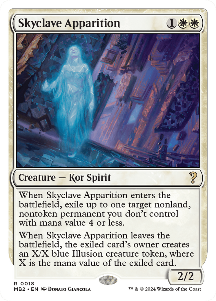 Skyclave Apparition (White Border) [Mystery Booster 2] | GnG Games