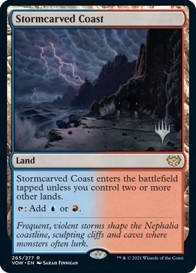 Stormcarved Coast (Promo Pack) [Innistrad: Crimson Vow Promos] | GnG Games