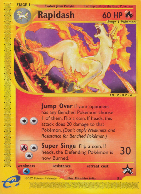 Rapidash (51) [Wizards of the Coast: Black Star Promos] | GnG Games