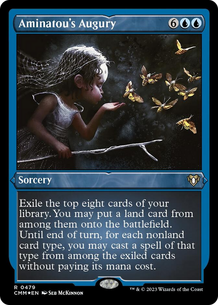 Aminatou's Augury (Foil Etched) [Commander Masters] | GnG Games