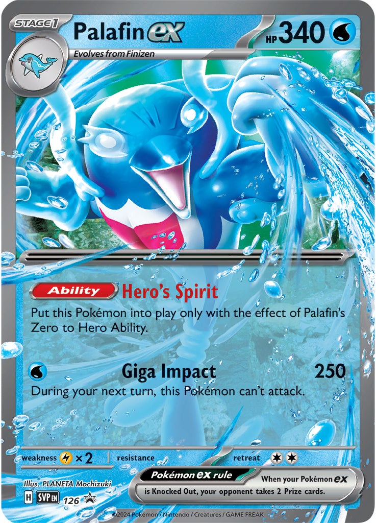 Palafin ex (126) (Jumbo Card) [Scarlet & Violet: Black Star Promos] | GnG Games