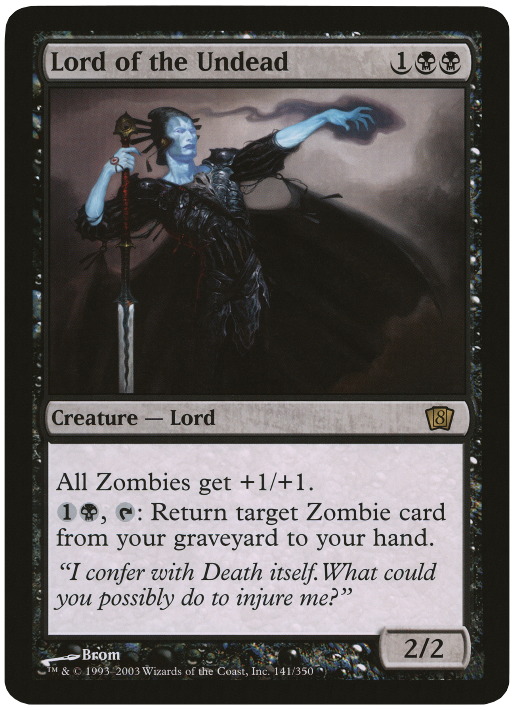 Lord of the Undead (Oversized) [Eighth Edition Box Topper] | GnG Games