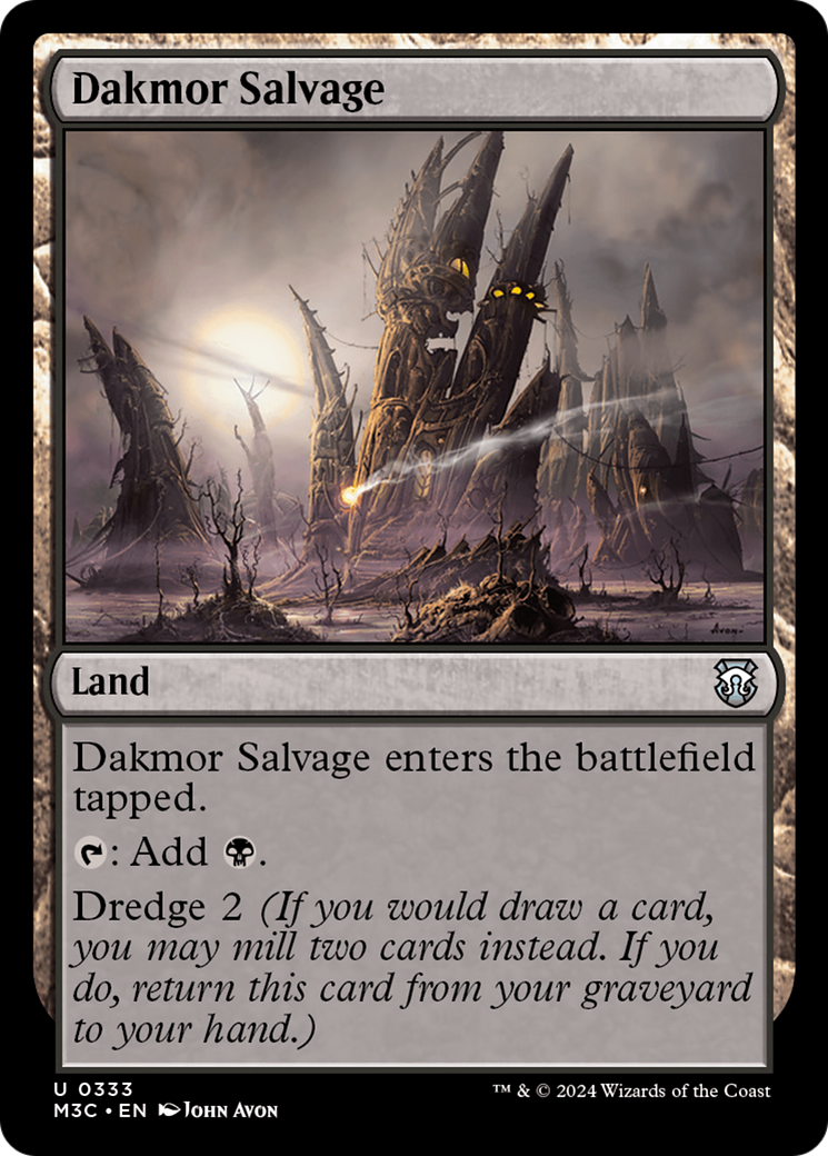 Dakmor Salvage (Ripple Foil) [Modern Horizons 3 Commander] | GnG Games