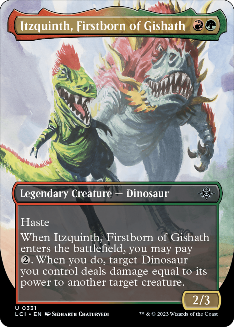 Itzquinth, Firstborn of Gishath (Borderless) [The Lost Caverns of Ixalan] | GnG Games