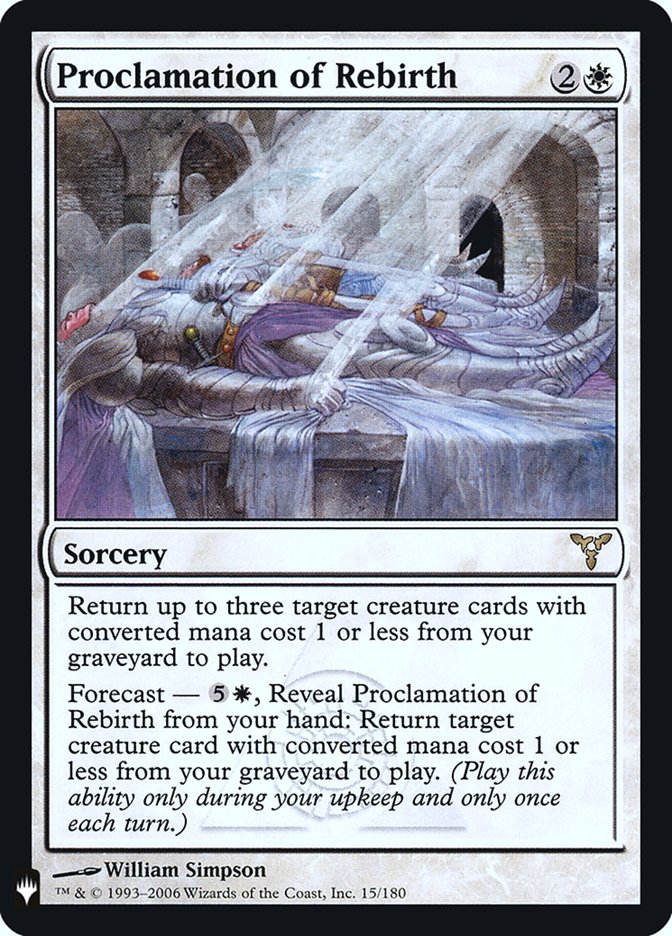 Proclamation of Rebirth [Mystery Booster] | GnG Games