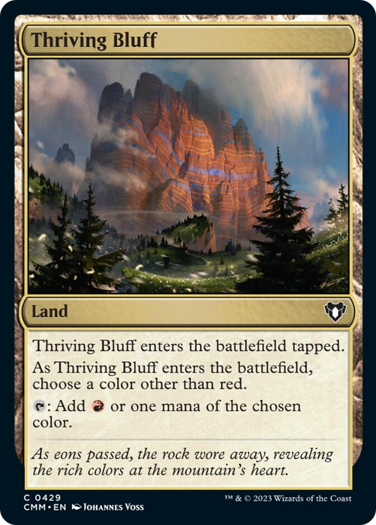 Thriving Bluff [Commander Masters] | GnG Games