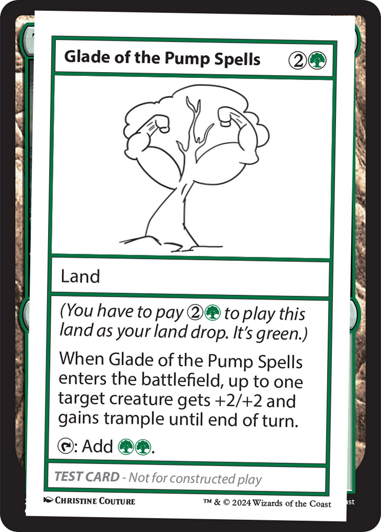 Glade of the Pump Spells [Mystery Booster 2 Playtest Cards] | GnG Games