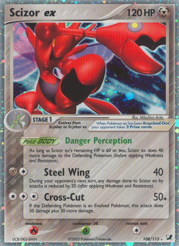 Scizor ex (108/115) [EX: Unseen Forces] | GnG Games