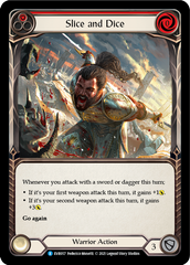 Slice and Dice (Red) [EVR057] (Everfest)  1st Edition Rainbow Foil | GnG Games