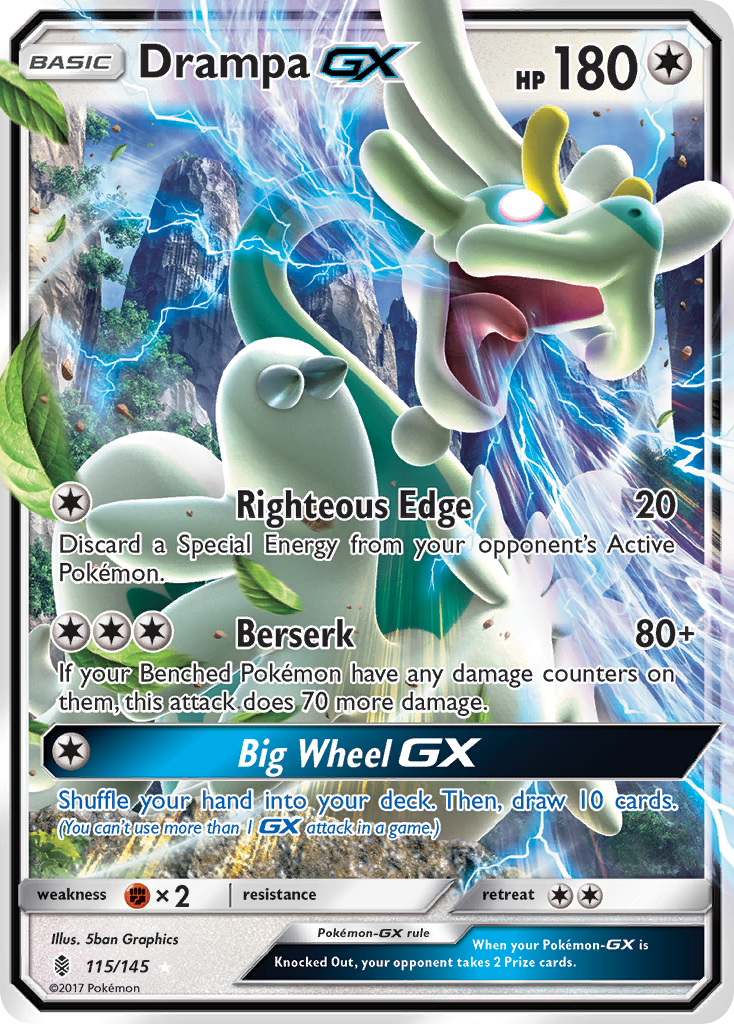 Drampa GX (115/145) [Sun & Moon: Guardians Rising] | GnG Games