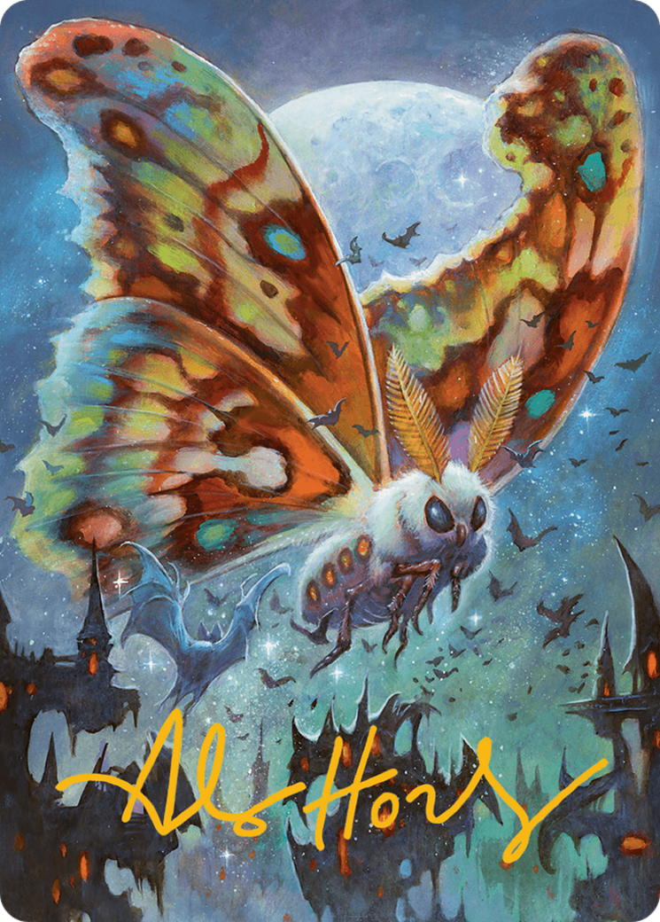 Luminous Broodmoth Art Card (Gold-Stamped Signature) [Bloomburrow Art Series] | GnG Games