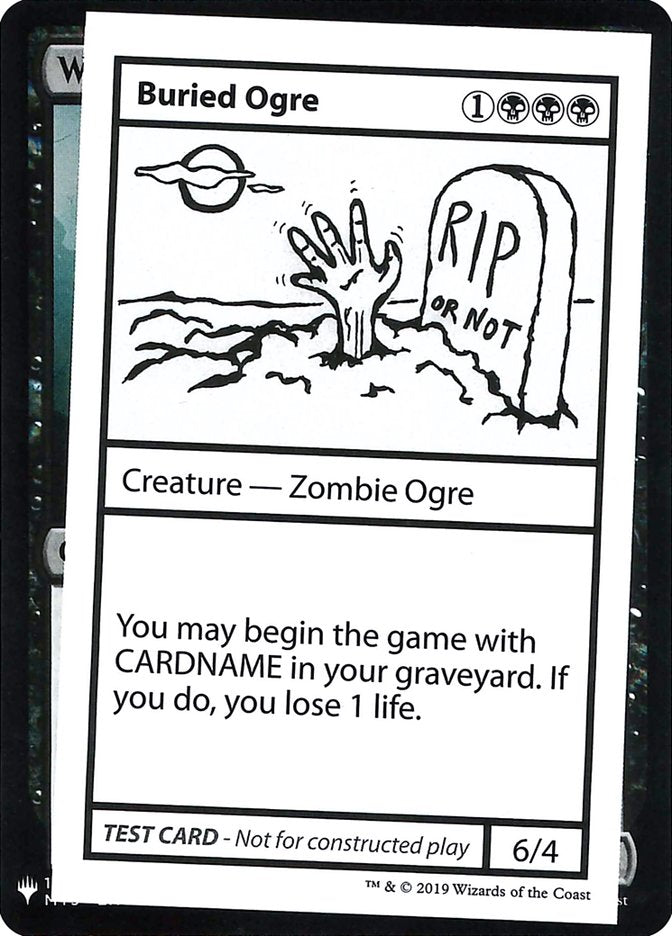 Buried Ogre [Mystery Booster Playtest Cards] | GnG Games