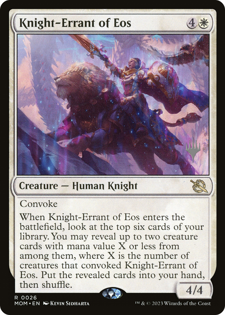 Knight-Errant of Eos (Promo Pack) [March of the Machine Promos] | GnG Games