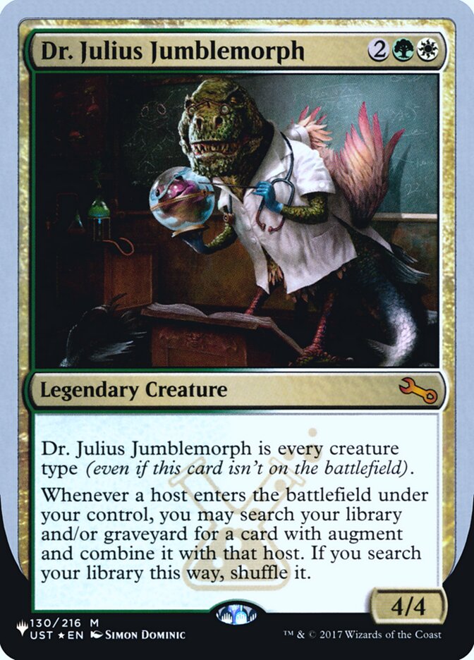 Dr. Julius Jumblemorph (Unfinity Foil Edition) [The List] | GnG Games