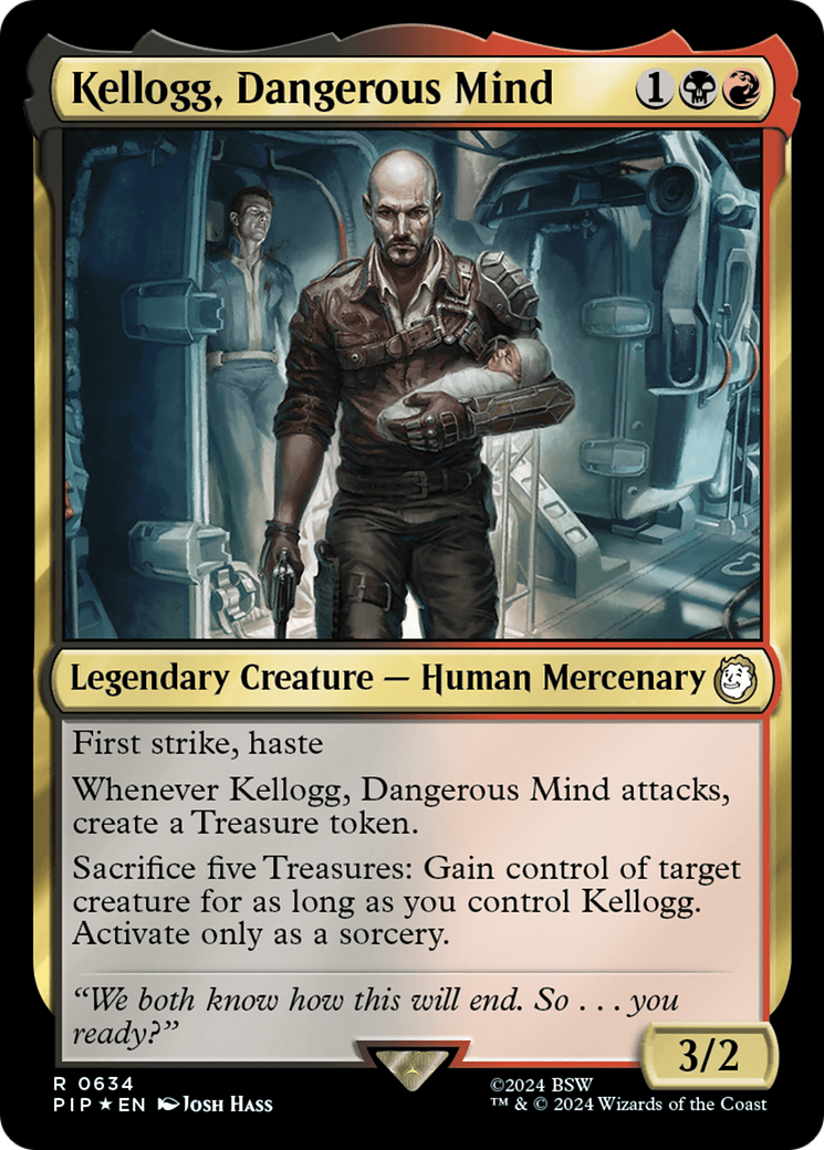 Kellogg, Dangerous Mind (Surge Foil) [Fallout] | GnG Games