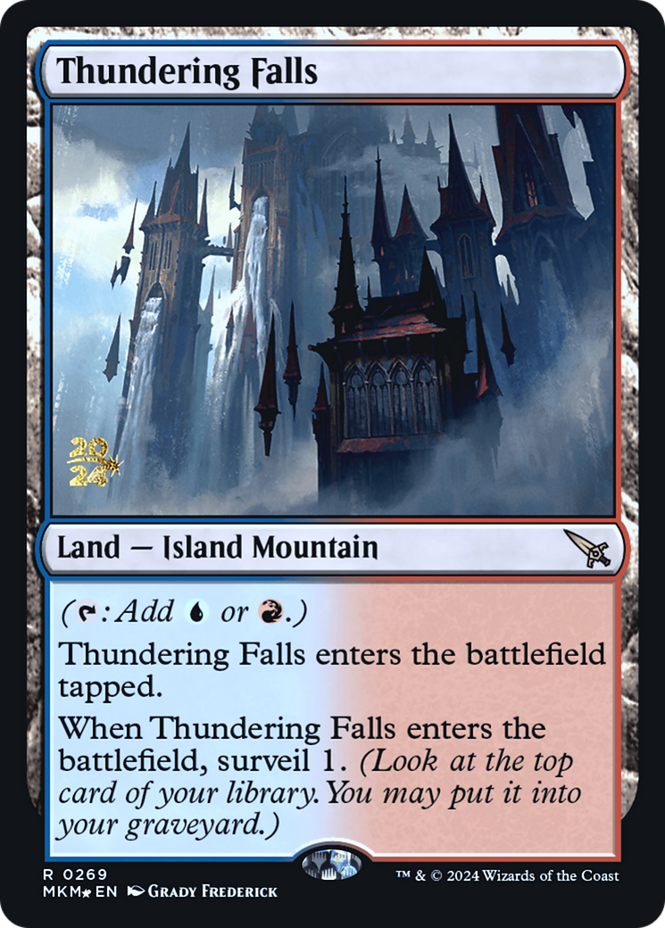 Thundering Falls [Murders at Karlov Manor Prerelease Promos] | GnG Games