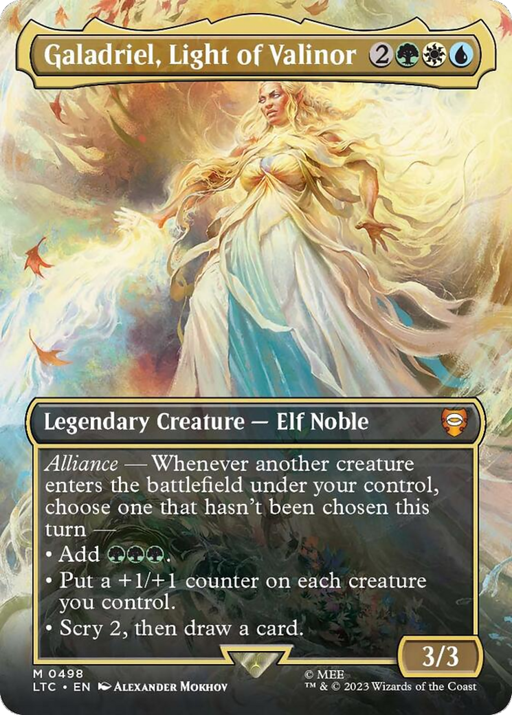 Galadriel, Light of Valinor (Borderless) [The Lord of the Rings: Tales of Middle-Earth Commander] | GnG Games