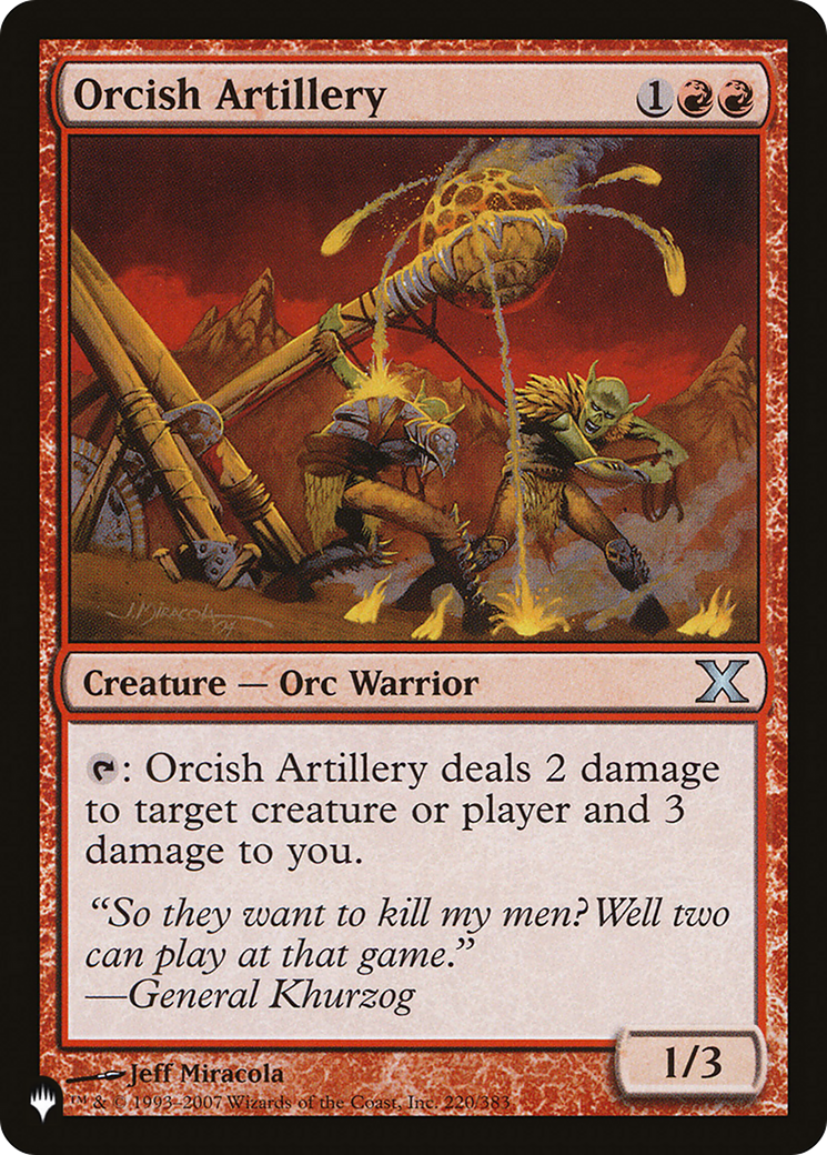 Orcish Artillery [The List] | GnG Games