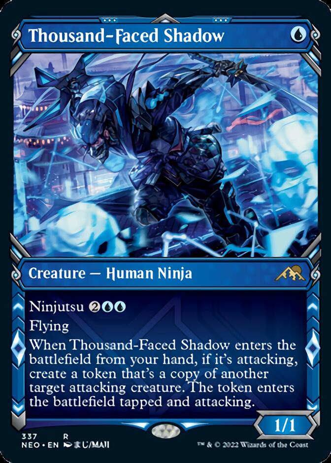 Thousand-Faced Shadow (Showcase Ninja) [Kamigawa: Neon Dynasty] | GnG Games