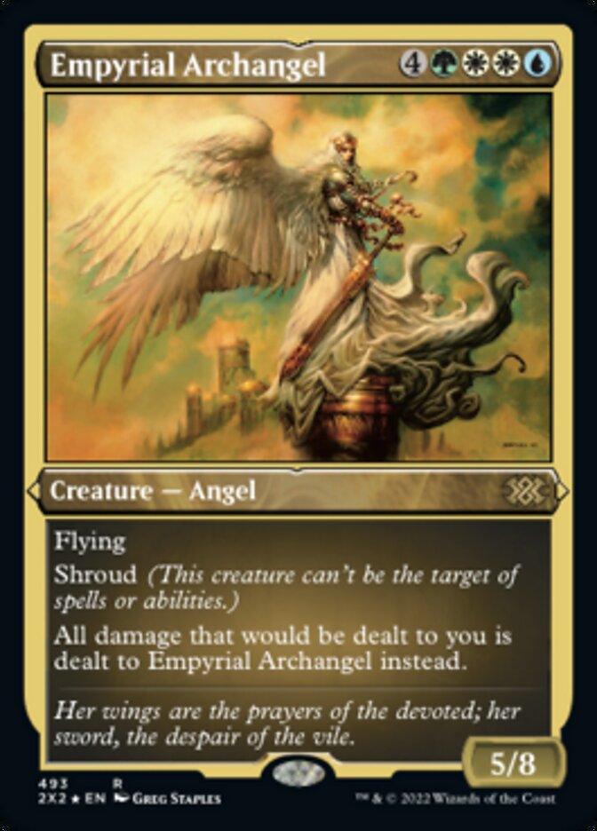 Empyrial Archangel (Foil Etched) [Double Masters 2022] | GnG Games