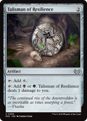 Talisman of Resilience [Duskmourn: House of Horror Commander] | GnG Games