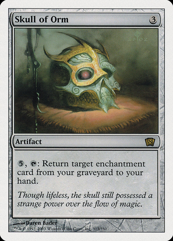 Skull of Orm (8th Edition) [Oversize Cards] | GnG Games