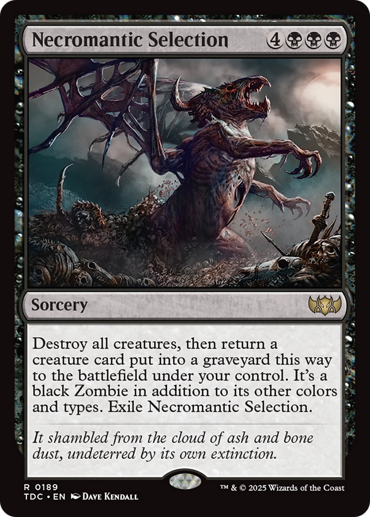 Necromantic Selection [Tarkir: Dragonstorm Commander] | GnG Games