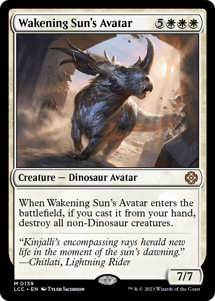 Wakening Sun's Avatar [The Lost Caverns of Ixalan Commander] | GnG Games