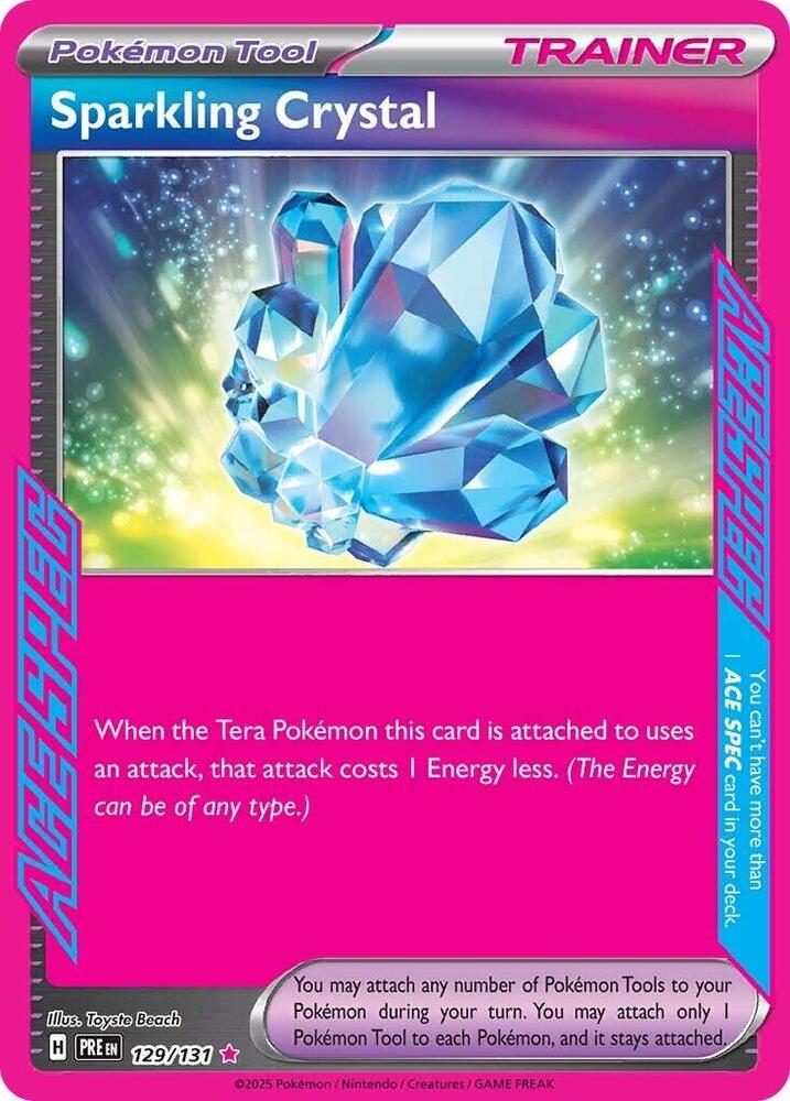 Sparkling Crystal (129/131) [Scarlet & Violet: Prismatic Evolutions] | GnG Games