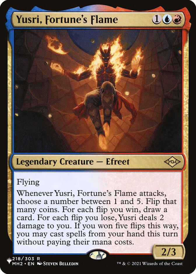 Yusri, Fortune's Flame [Secret Lair: Heads I Win, Tails You Lose] | GnG Games