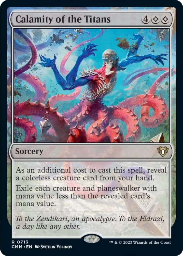 Calamity of the Titans [Commander Masters] | GnG Games