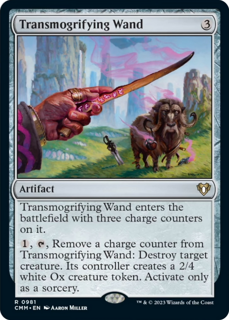 Transmogrifying Wand [Commander Masters] | GnG Games