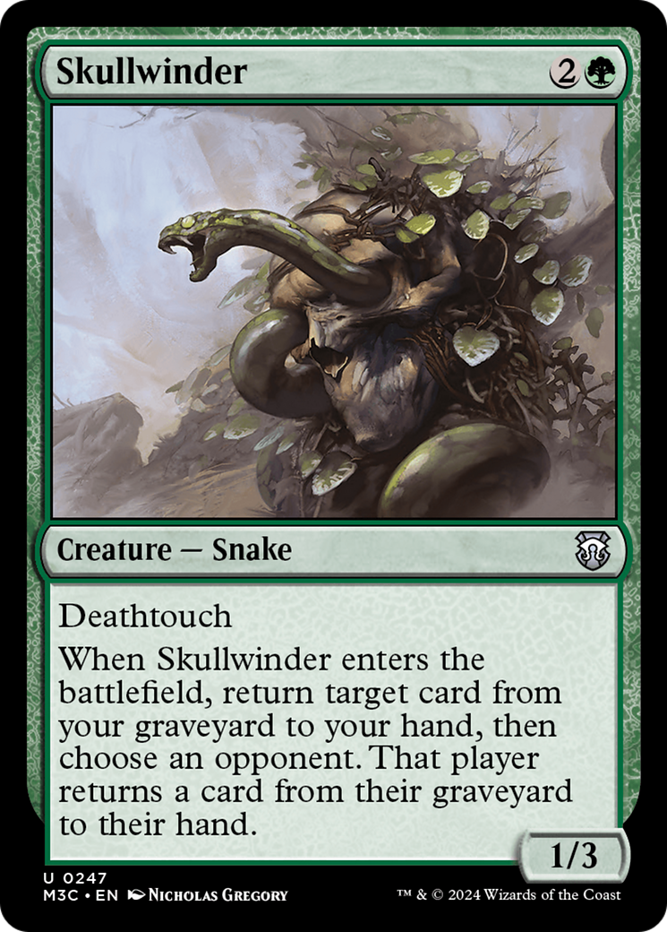 Skullwinder (Ripple Foil) [Modern Horizons 3 Commander] | GnG Games