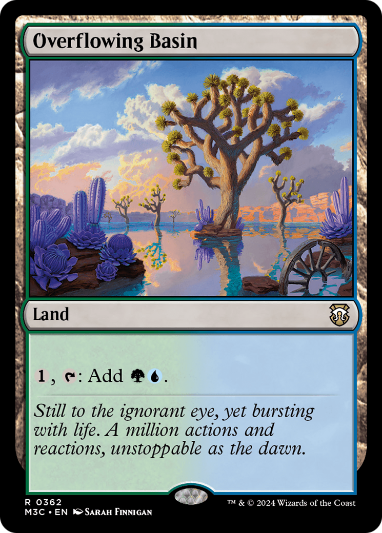 Overflowing Basin (Ripple Foil) [Modern Horizons 3 Commander] | GnG Games