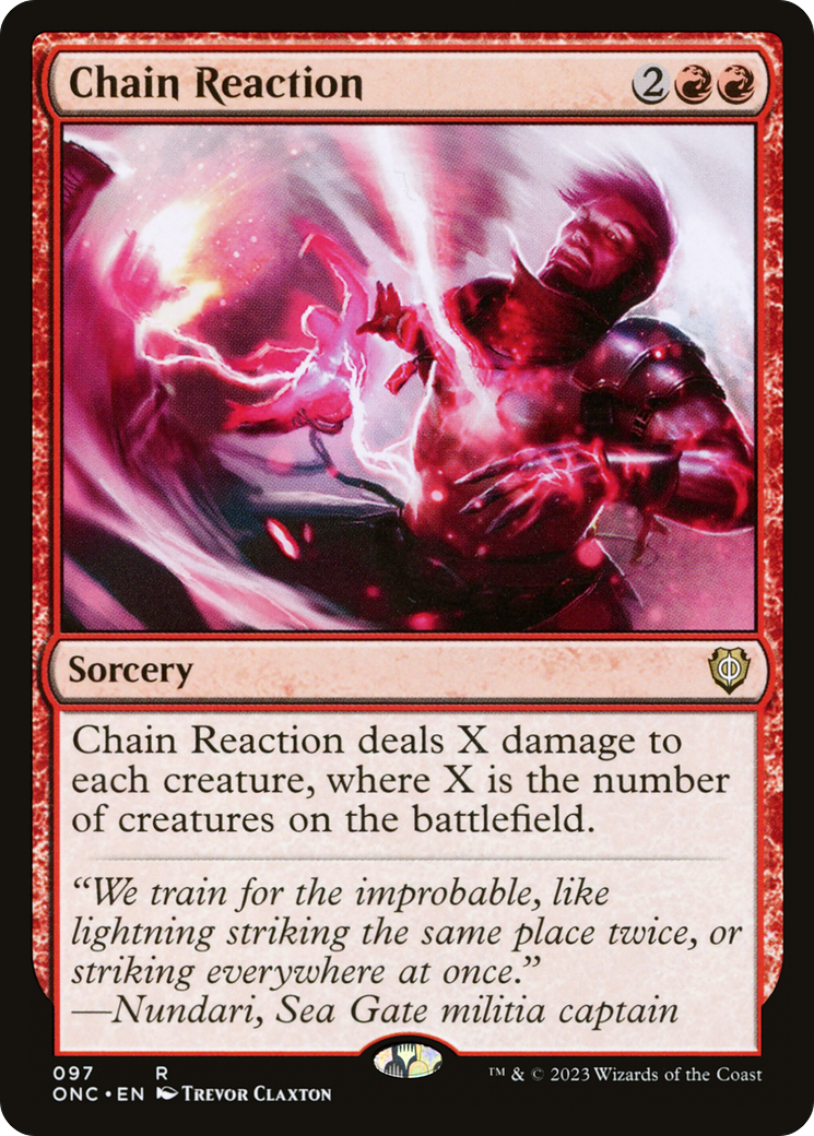 Chain Reaction [Phyrexia: All Will Be One Commander] | GnG Games