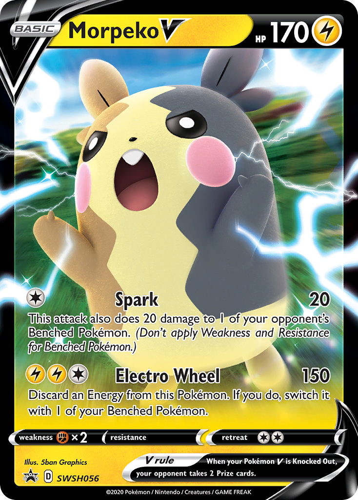 Morpeko V (SWSH056) [Sword & Shield: Black Star Promos] | GnG Games
