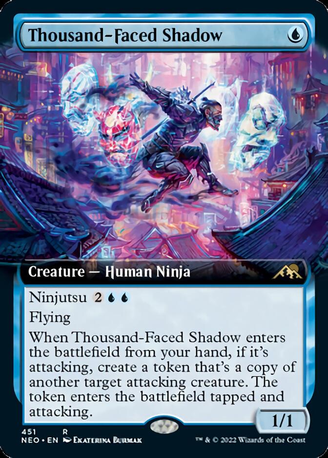 Thousand-Faced Shadow (Extended Art) [Kamigawa: Neon Dynasty] | GnG Games