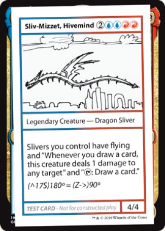 Sliv-Mizzet, Hivemind (2021 Edition) [Mystery Booster Playtest Cards] | GnG Games
