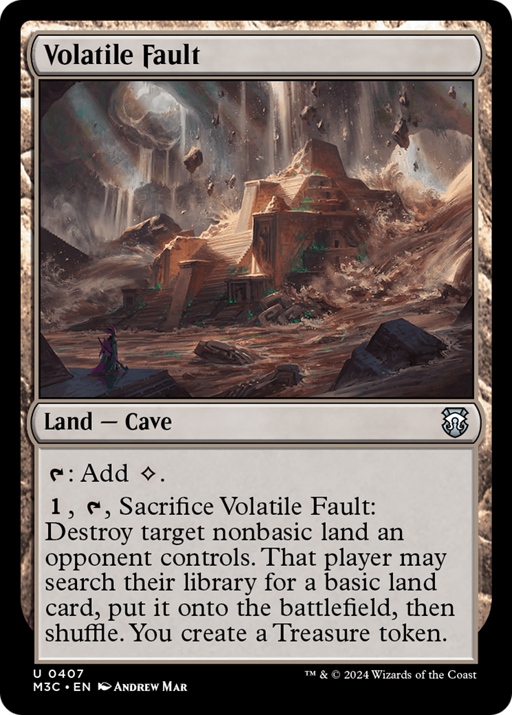 Volatile Fault (Ripple Foil) [Modern Horizons 3 Commander] | GnG Games