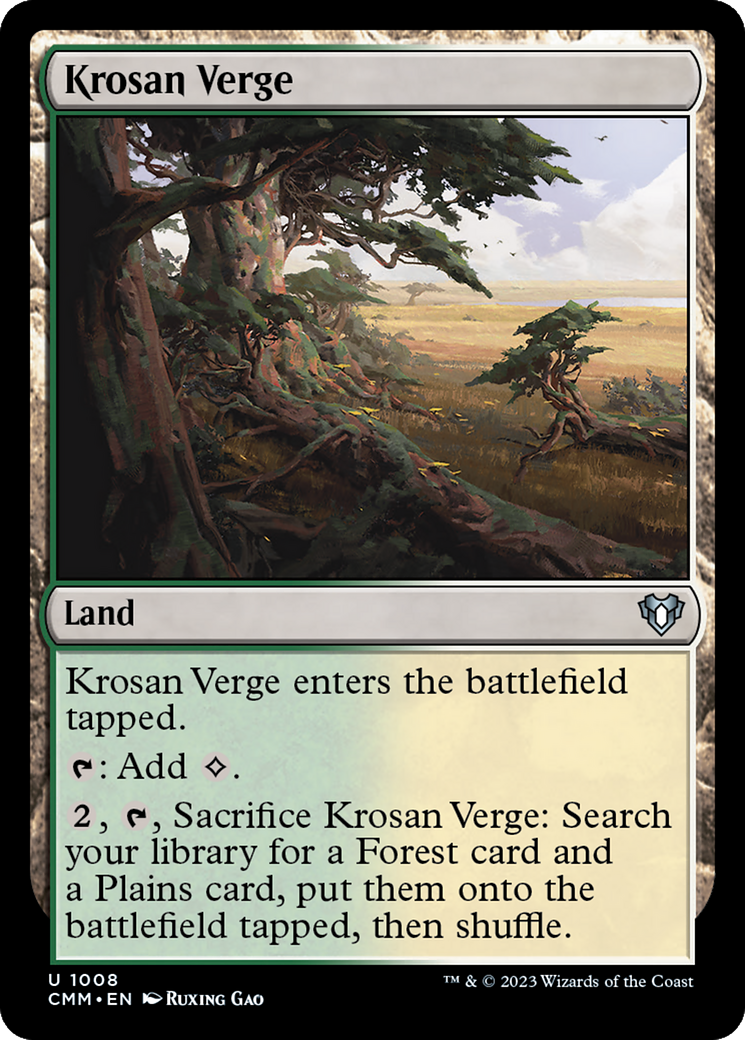 Krosan Verge [Commander Masters] | GnG Games