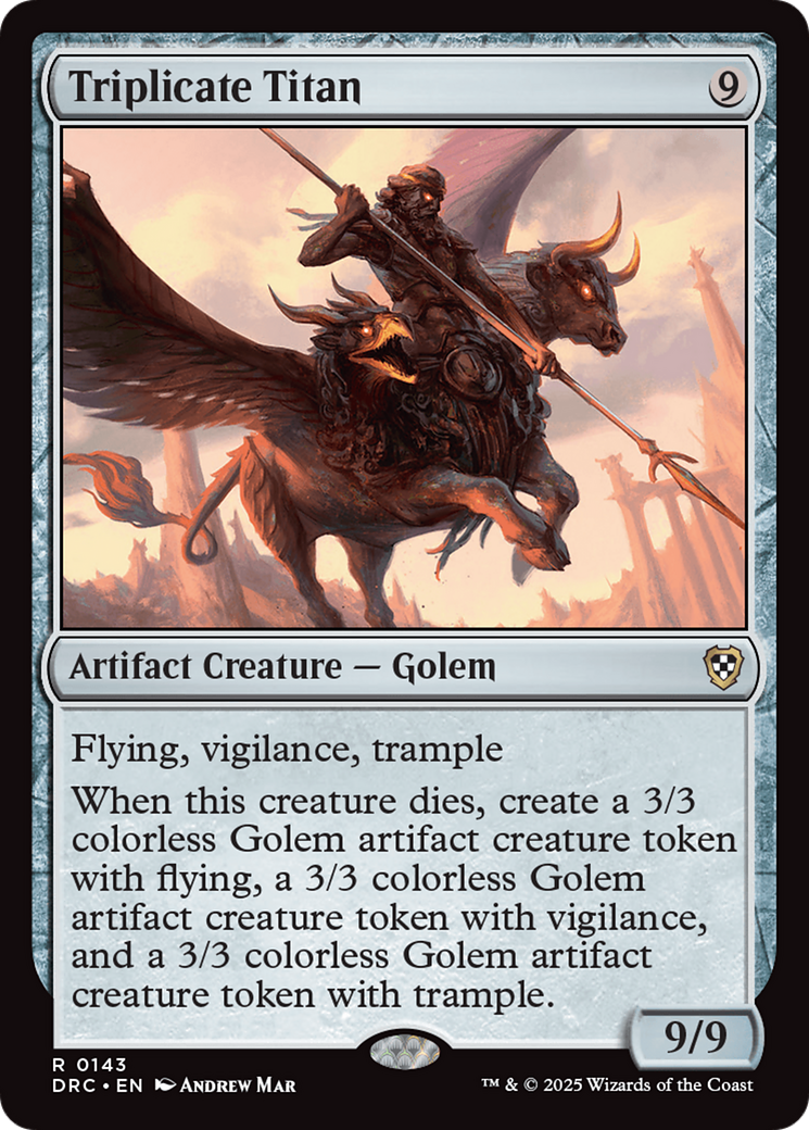 Triplicate Titan [Aetherdrift Commander] | GnG Games