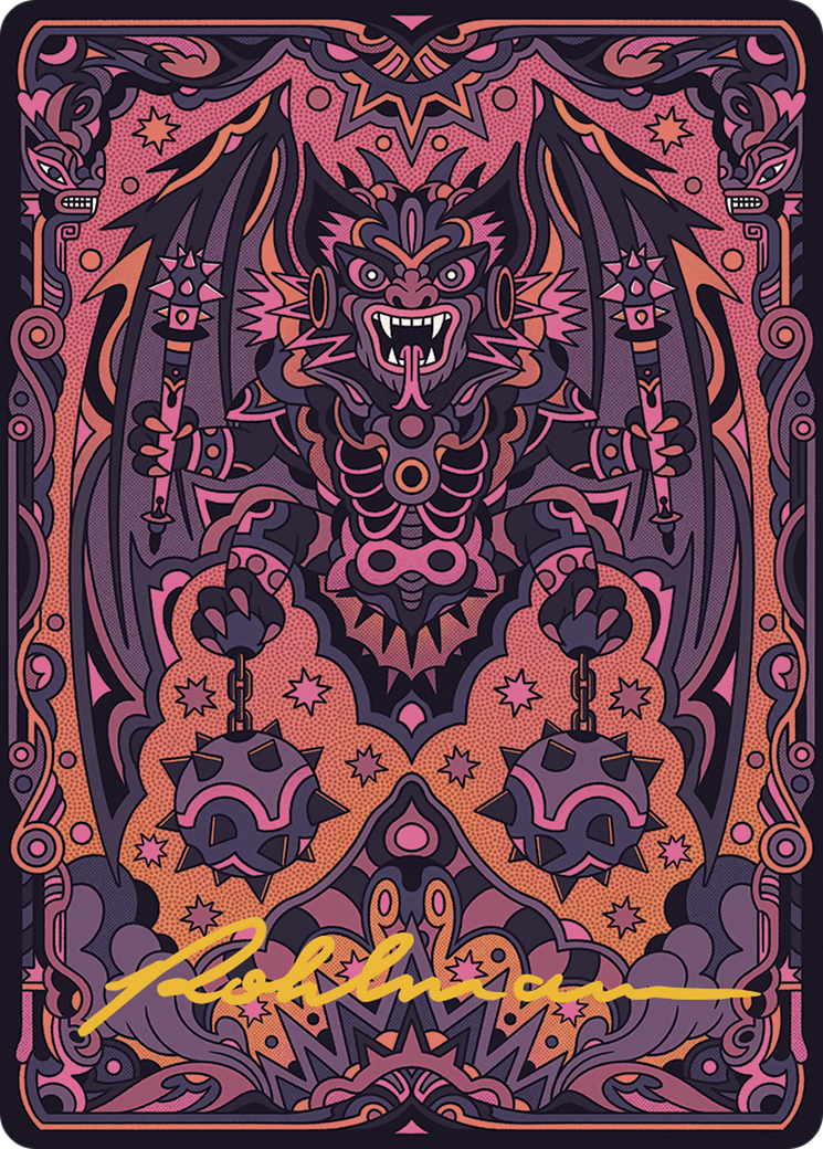 Bloodletter of Aclazotz Art Card (61/81) (Gold-Stamped Signature) [The Lost Caverns of Ixalan Art Series] | GnG Games